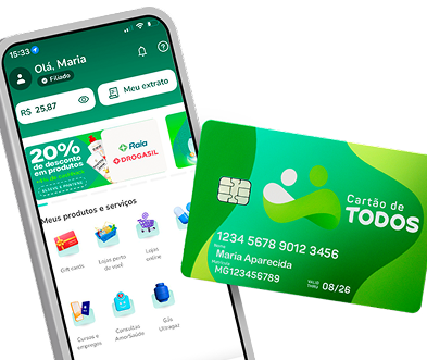 Mockup do Cartão de TODOS